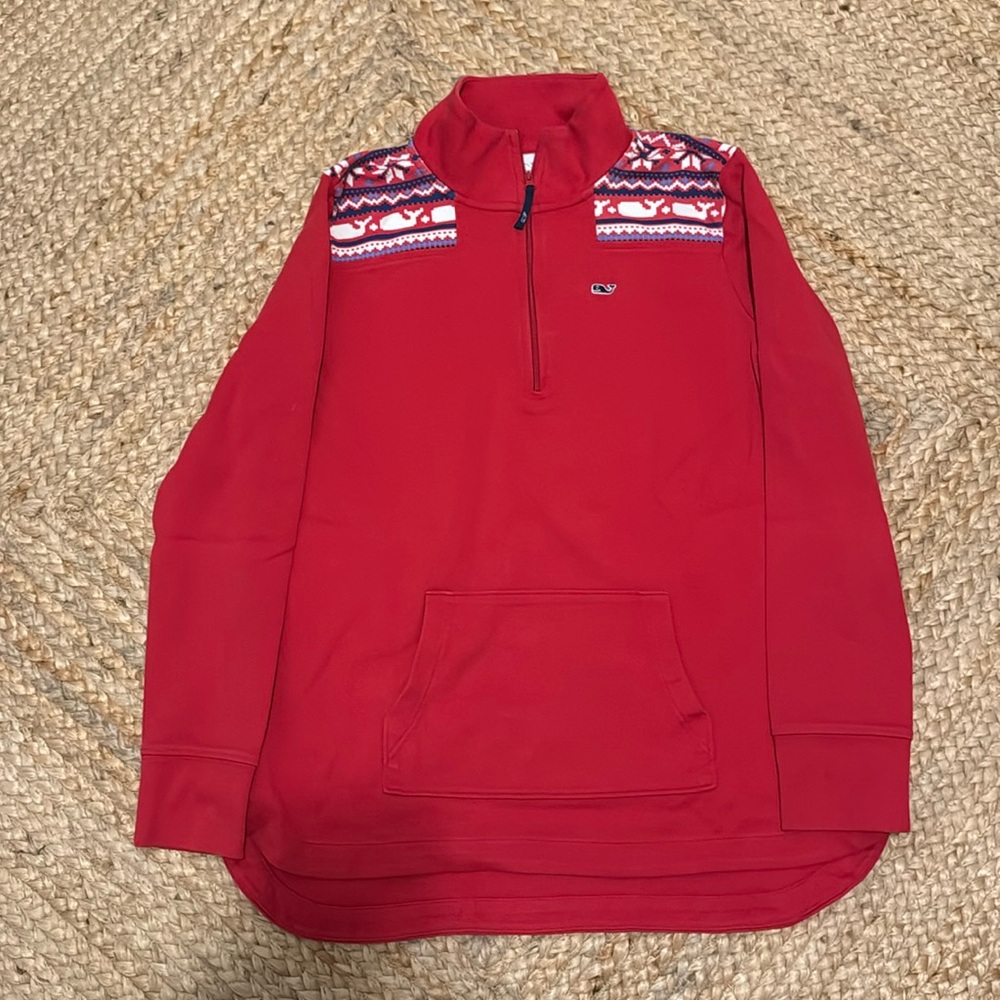 Vineyard Vines Medium Red Pullover